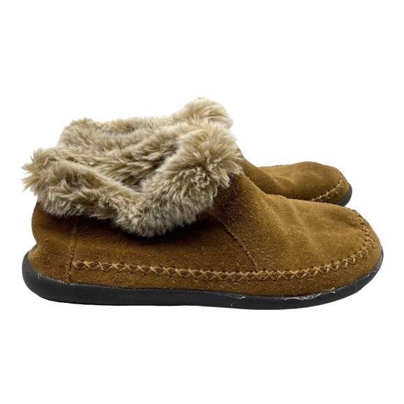 Magellan Women's Faux Fur Lining & Collar Booties, Slippers, Size 10 FWMFFS2070 - Picture 1 of 7